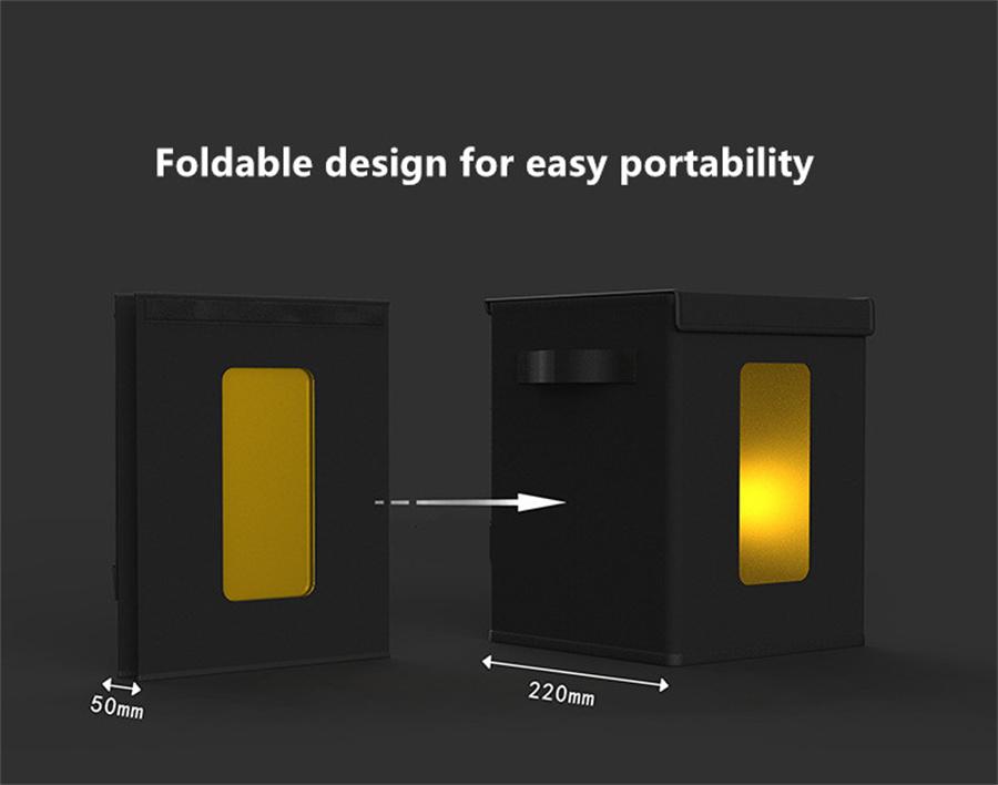 3D Printing Objects UV Resin Foldable Curing Enclosure for SLA/DLP/LCD 3D Resin