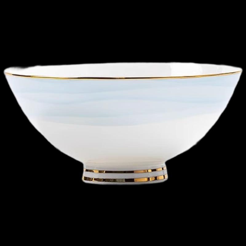 Набор рисовых пиал из современного костяного фарфора Tonghuadu