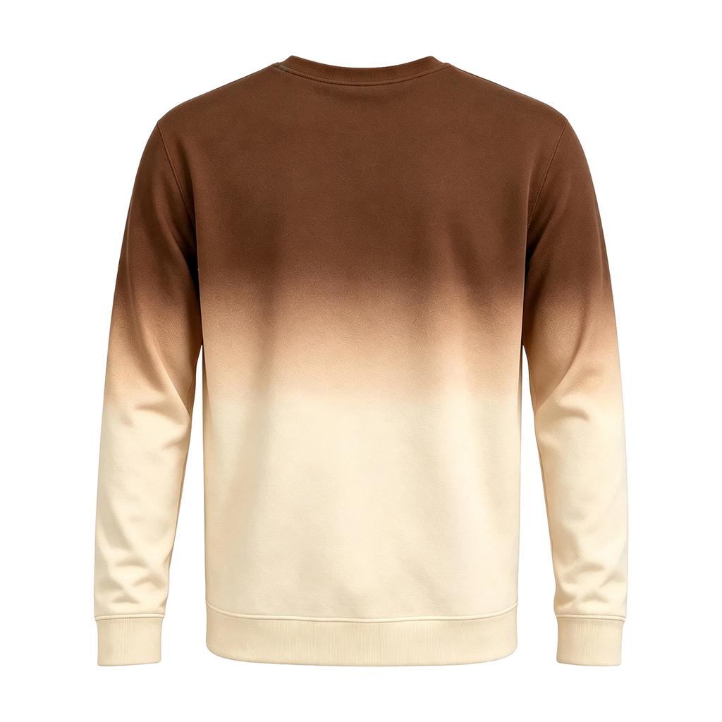 Men's Casual Halloween Printed Neck Long Sleeve Sweatshirt Pullover
