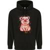 A Watercolour Pig Mens Hoodie