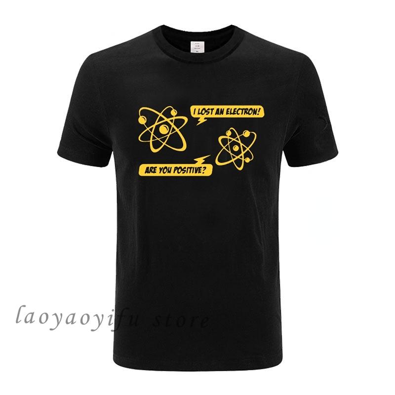 Muži Oblečení Věda Fyzika Geek Nerd Grafika Trička Ztratil jsem Electron Tričko Ženy Muži Ležérní Volné Trička Camiseta Hombre