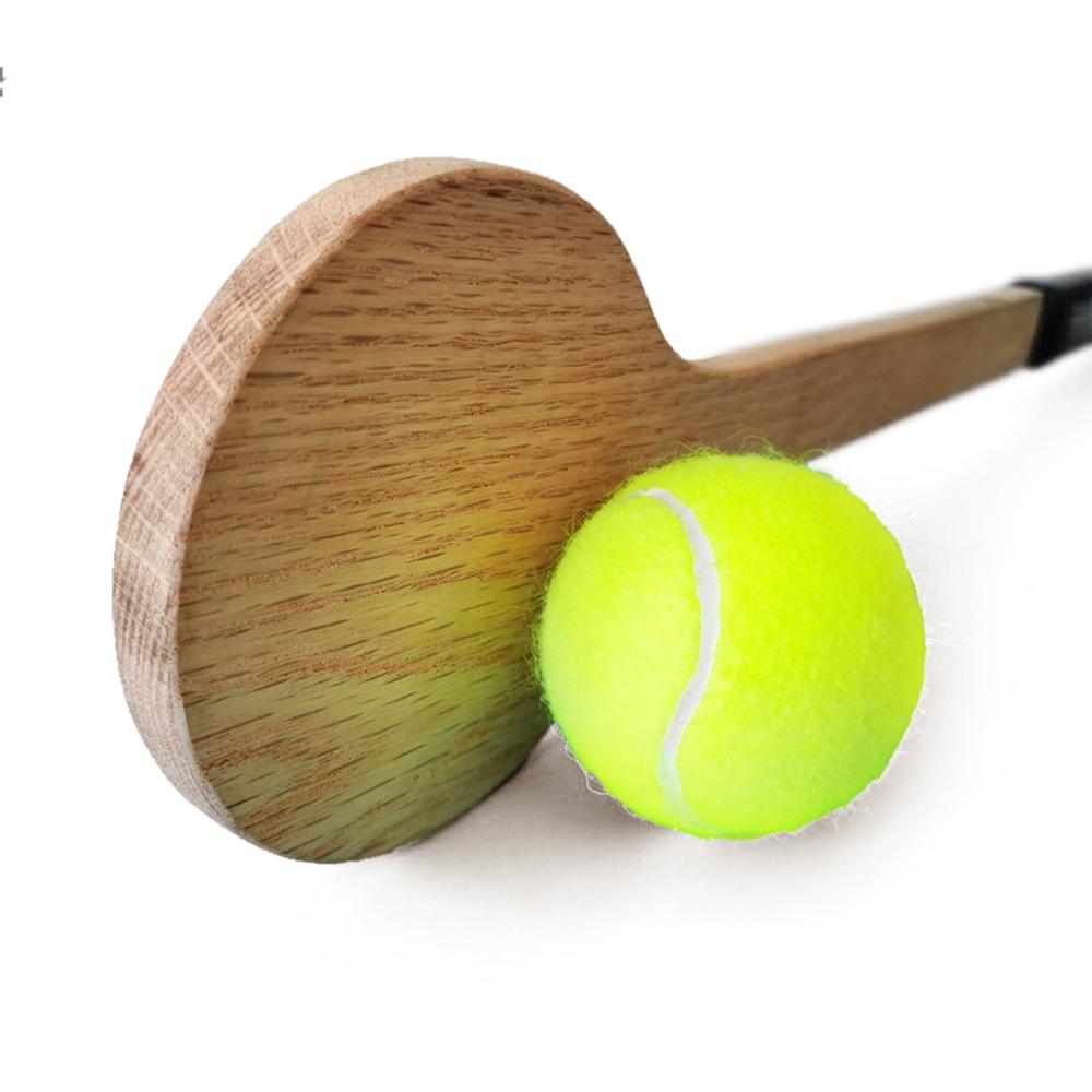 Tennis Training Racket Wooden Tennis Accuracy Practice Racket Tennis Training Aid