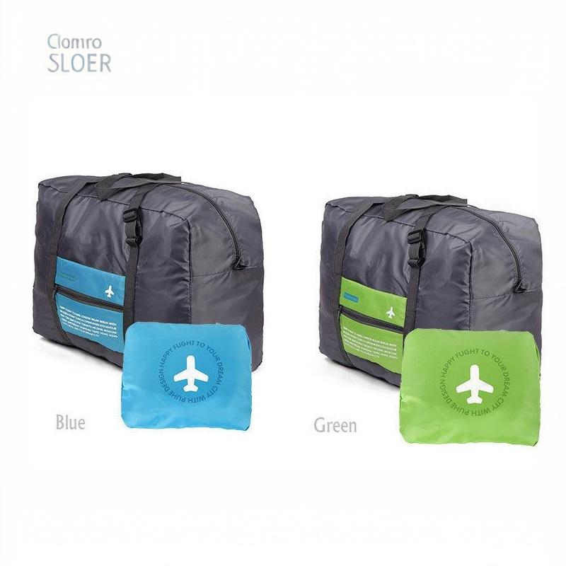 Waterproof Travel Bag Large Capacity Tear Resistant Nylon Folding Unisex Luggage Handbag for Family Vacation Short Trips