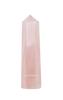 Certified Rose Quartz Crystal Tower Obelisk Point for Chakra
