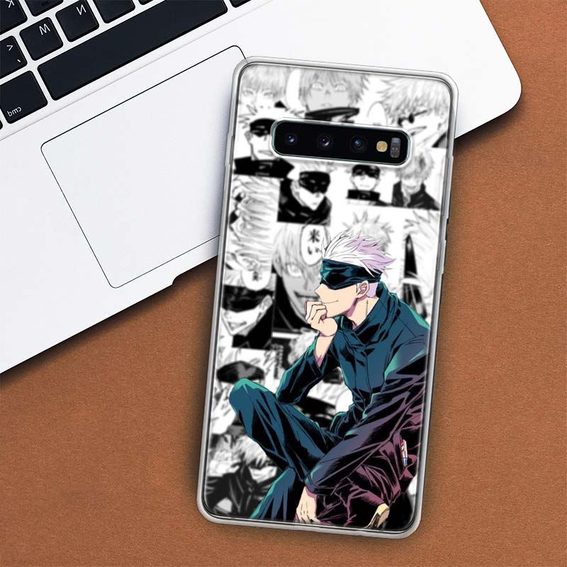 Jujutsu Kaisen Gojo Satoru Phone Case For Samsung Galaxy M21 M12 M31S M32 M51 M52 Note 20 Ulte 10 Plus 9 8 J4 J6 + J8 M11 F52 F6