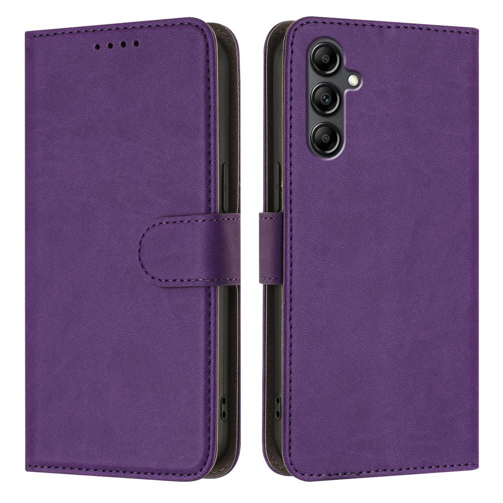 Etui skórzane na Samsung Galaxy A16 5G/Galaxy A16 4G/Galaxy A26 5G/Galaxy A17 5G, jednokolorowe etui na telefon z portfelem
