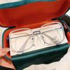 Oversized Anti-blue Light Myopia Glasses Women Large Frame Square Eyeglasses Computer Eyewear Diopter -0.5 -1.0 To -6.0