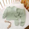 Baby Pure Cotton Class A Warm Underwear Set - Boys and Girls Split Pajamas for Autumn, Winter, and Spring