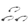 5.5x2.1mm Power Splitter Cable 1 To 2 3 4 Way Adapter For CCTV Router LED Light 40cm Length