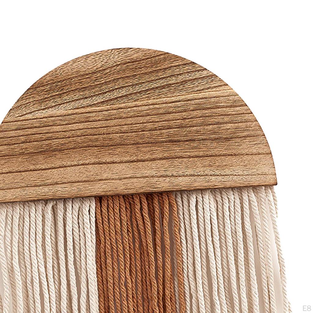 Wall Hanging Bohemian Ornament Macrame Tassel Tapestry for Background Nursery