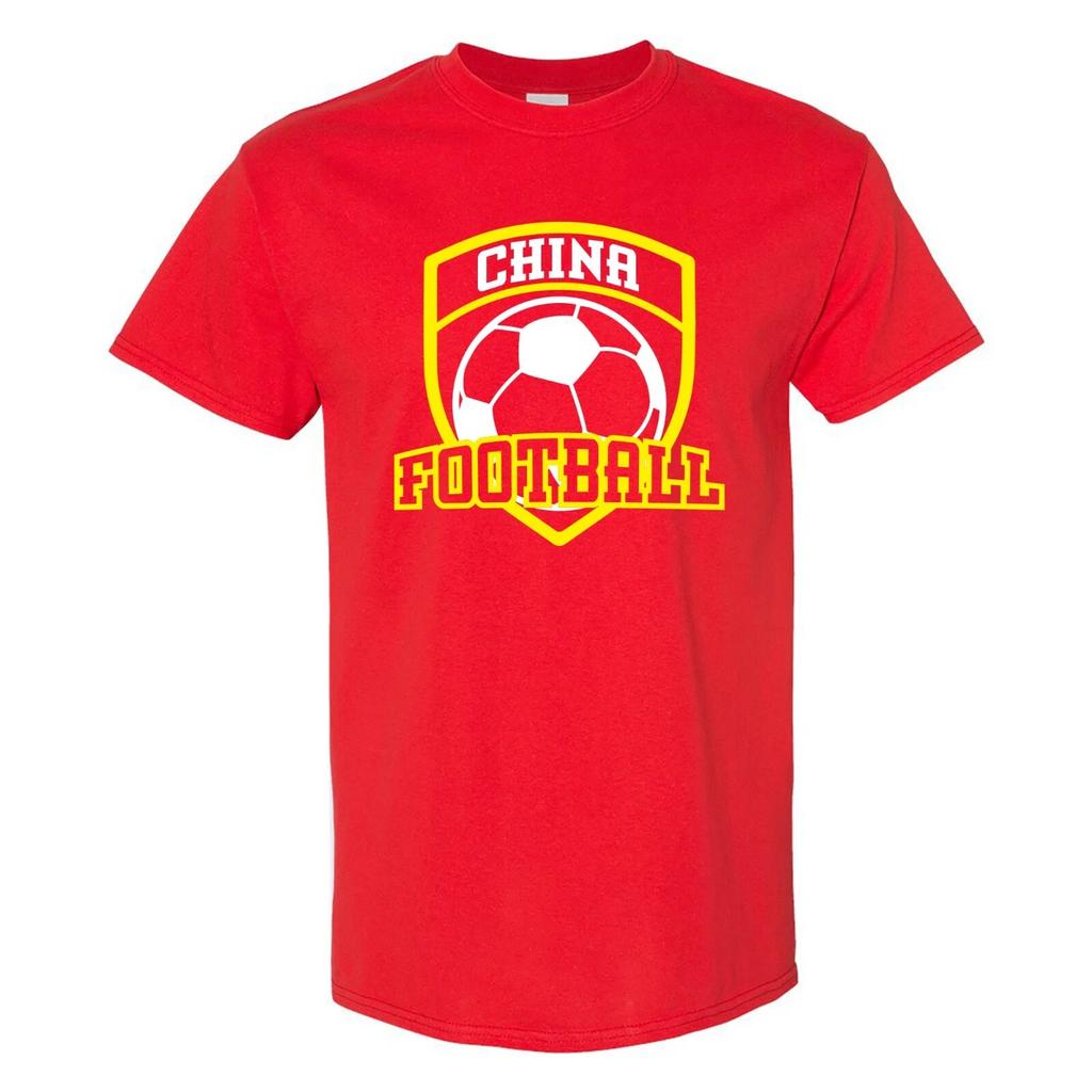 China Football - Soccer Sports Competition T Shirt - Red