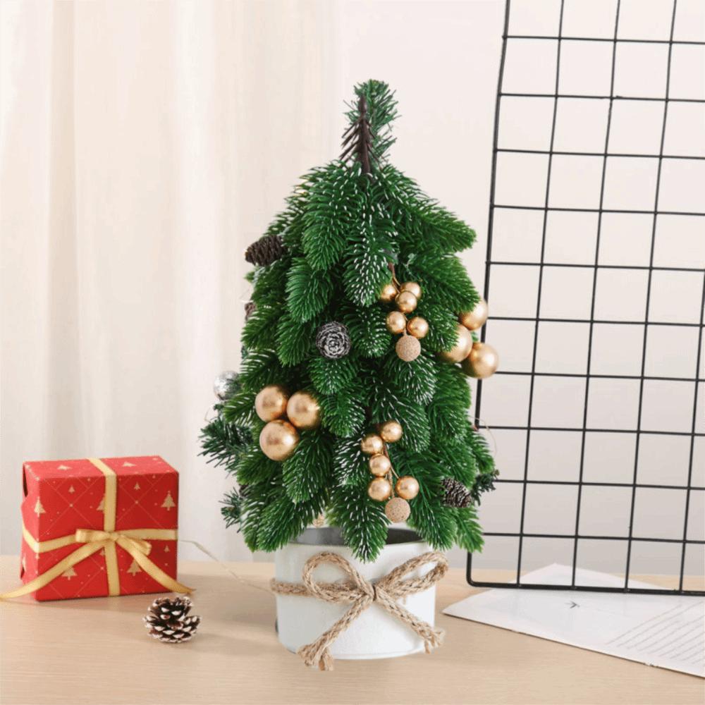 Decorative Christmas Tree Ornament Artificial Christmas Tree Potted Plants  Living Room