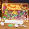 LED Light-Up Message Board Rechargeable Acrylic Memo Board for Kids Erasable Glowing Planner & Drawing Tablet