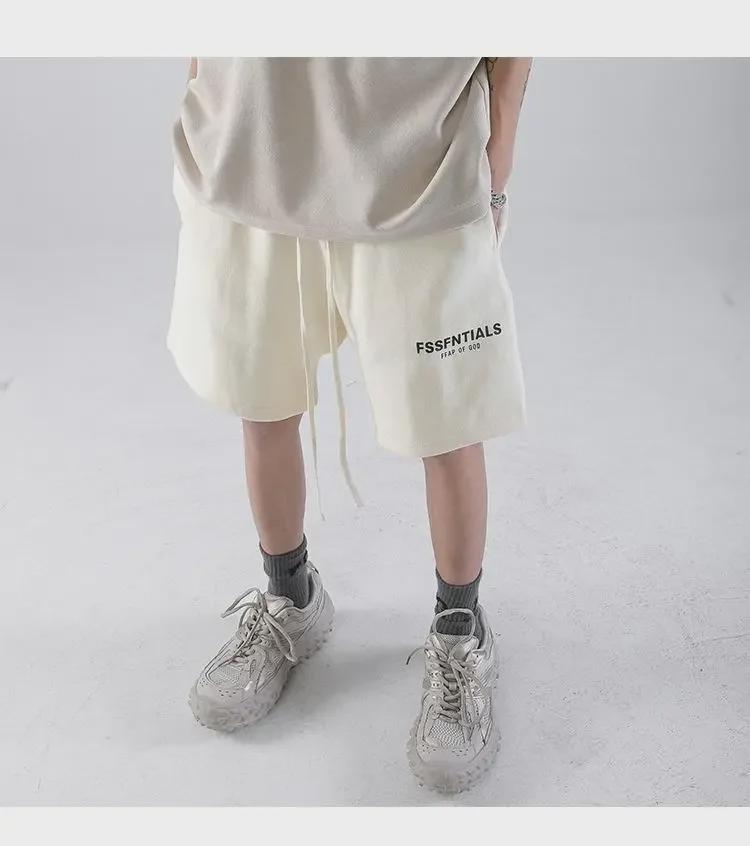 2024 Sommer Retro High-Street Sportshorts: Trendige, lockere, lässige Fünf-Punkt-Hose