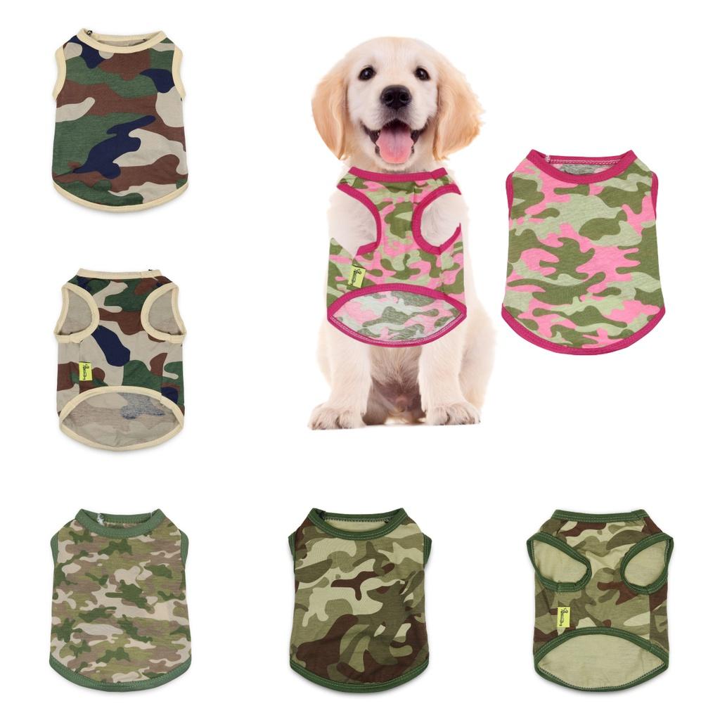 High-quality Drooling Dog Camo Pet Clothing In Cotton Material Available In Multiple Colors