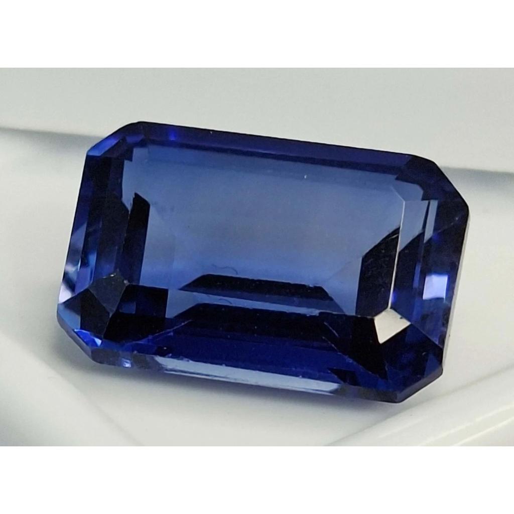 Certified Natural Blue Tanzanite Emerald Cut 10-12 Ct Stunning Loose Gemstone
