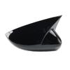 Glänzend Schwarze Außenspiegelkappen für Links + Rechts VW Polo MK5 09-17