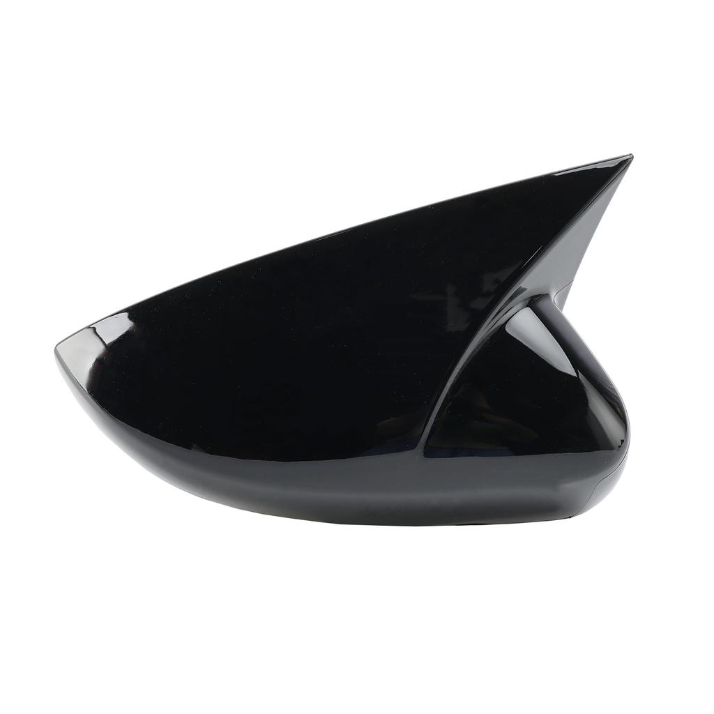 Glänzend Schwarze Außenspiegelkappen für Links + Rechts VW Polo MK5 09-17