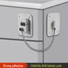 Child Safety No-Drill Lock for Windows, Fridge & Drawers