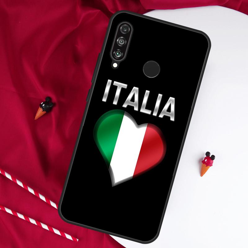 Italy Flag For Huawei Nova 11 Pro 9 10 SE Y60 Y70 Y90 Y61 Y91 Y73 Y72 12i 11i 8i P20 P30 P40 Lite Case