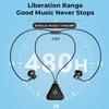 VAORLO Wireless Bluetooth 5.3 Headhone Neckband Earphones HiFi Subwoofer Stereo Music With Microphone Magnetic Oranizer For All Smartphones