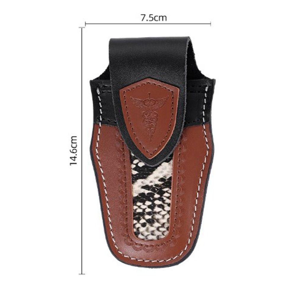 6 Styles Flashlight Belt Loop Foldable Leather Sheath High Quality Case Holder  Outdoor Tool