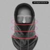 Winter Outdoor Cycling Fleece Lined Knitted Face Mask Hat Windproof Cold Proof Snow Sports Headwear Motorcycle Warmth Protection