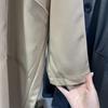 Petite Korean Style Autumn Workwear Jacket - Women's Loose Casual Mid-Length Trench Coat
