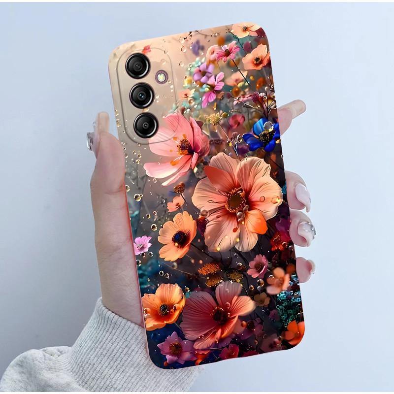 For Samsung Galaxy A14 4G Case A145 Soft TPU Silicone Cover Cute Astronaut Panda Phone Case For Samsung A14 5G A146B Coque Funda