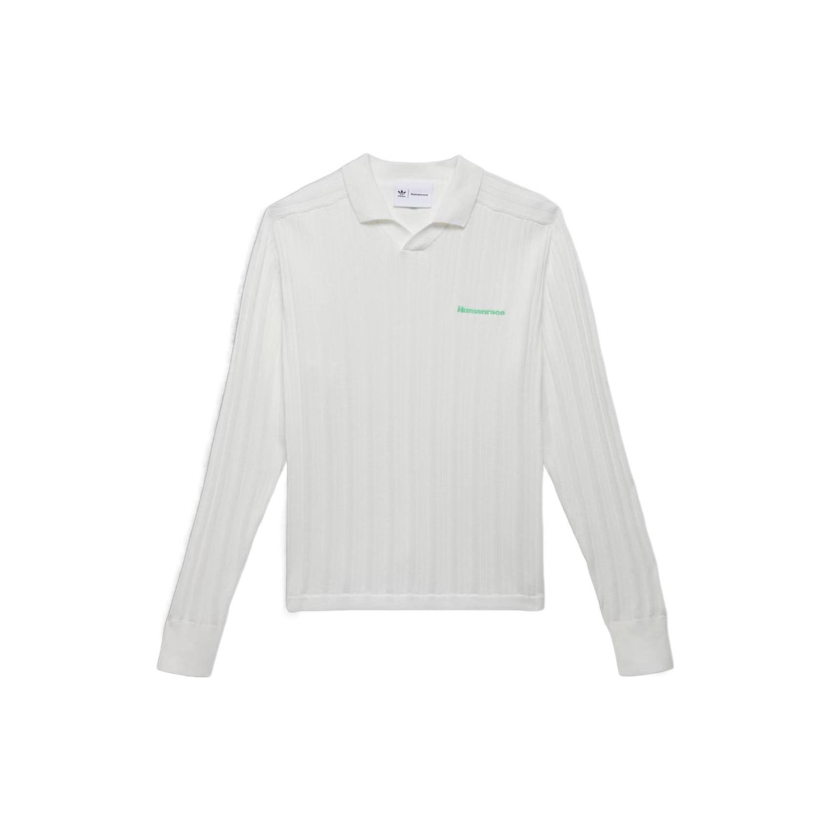 adidas x Pharrell Knit Long Sleeve Jersey Asia Sizing  Cloud White  Men s HZ8138 L