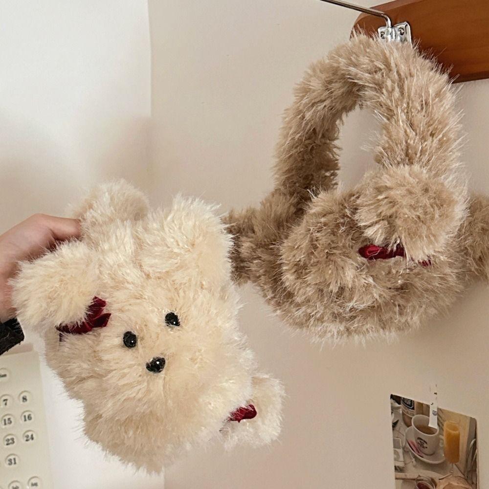 Thickened Ear Cover Cute Puppy Winter Ear Protection Cartoon Earmuffs Winter