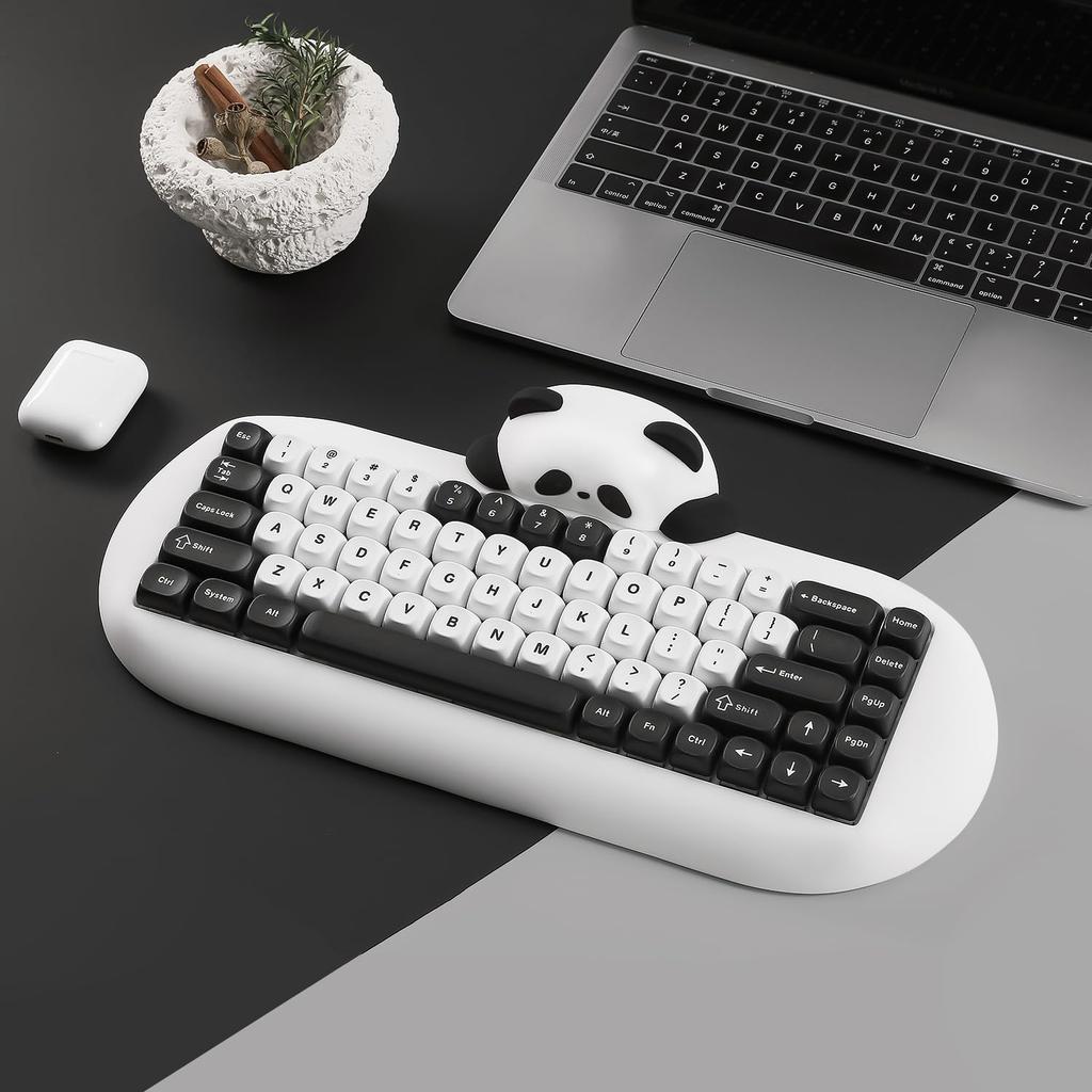 [YUNZII] C68 Wireless Keyboard 65% Panda Switch - keyboard