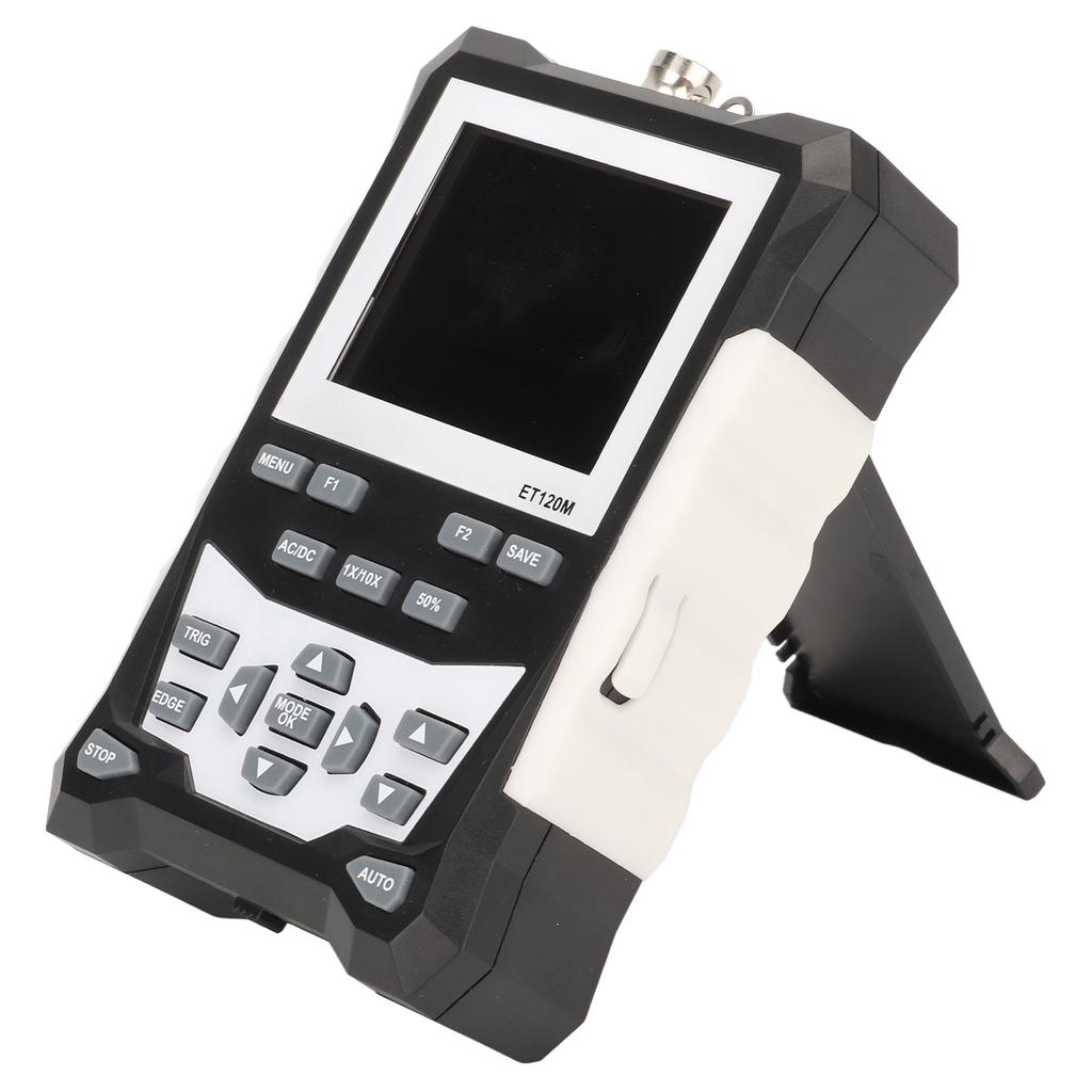 Handheld Oscilloscope 120MHz Waveform Bandwidth High Accuracy 2.4in TFT Digital Color Analog Oscilloscope Kit