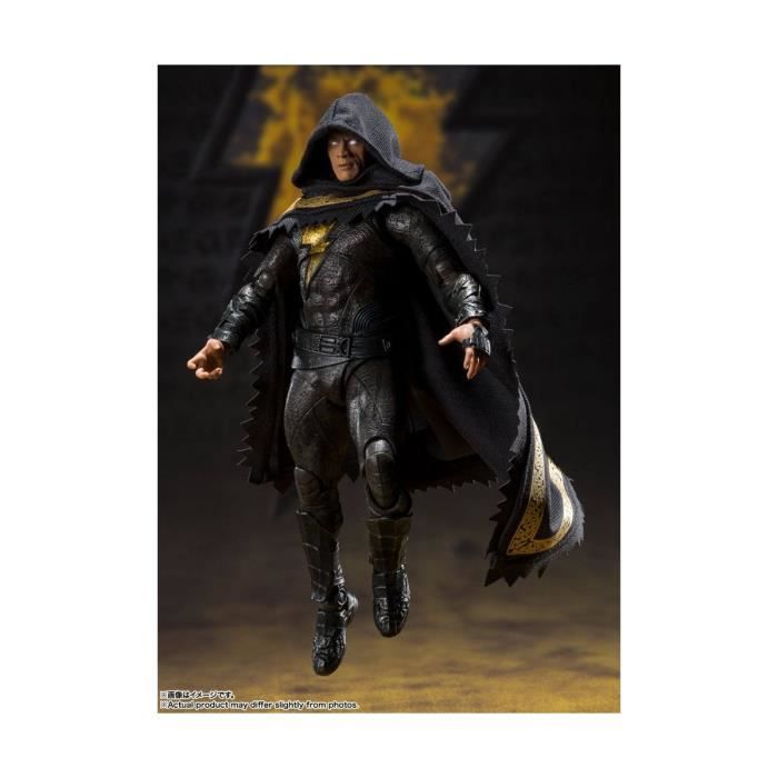 Figurine S.H. Figuarts Black Adam 16 cm - Bandai Tamashii Nations - Modèle Black Adam - Mixte - 15 ans et plus