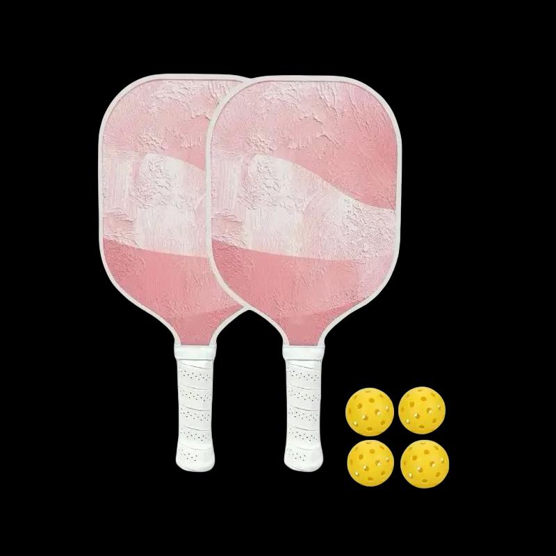 Longchan Ultralight Fiberglass Badminton Racket Set