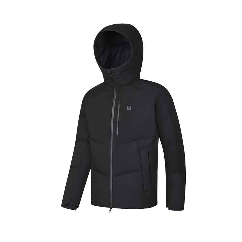 New FILA Athletics Down Jacket Men's Pitch Black A11M441904FBK
