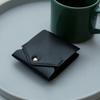 Business Trip Wallet Slim Faux Leather Wallet, Retro Snap Button Bifold Distressed Portable Card Holder for Men Women Slot