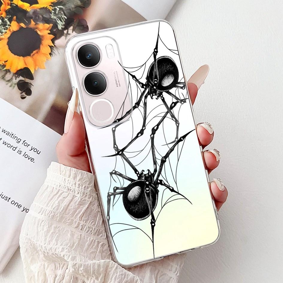 Silicone Case For Vivo Y19s V2419 Cover Lovely Cat Butterfly Cartoon Soft Back Protective Shell For Vivo Y19s 4G Y 19s TPU Coque