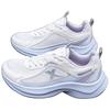Xtep Jumping Shoes Sports Versatile Wear-Resistant Breathable Rebound Low-Top Casual Running Shoes Women Sneaker White Blue Purple 875218110040-3