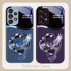 Circle Phoenix Gold Samsung Galaxy S23 24 Plus S20 21 FE S25 Ultra A70 72 73 51 52 53 Tempered Glass Phone Case