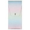 High-End Portable Gradient Eyeshadow Makeup Brush Bag - Soft Leather, Colorful, and Stylish.