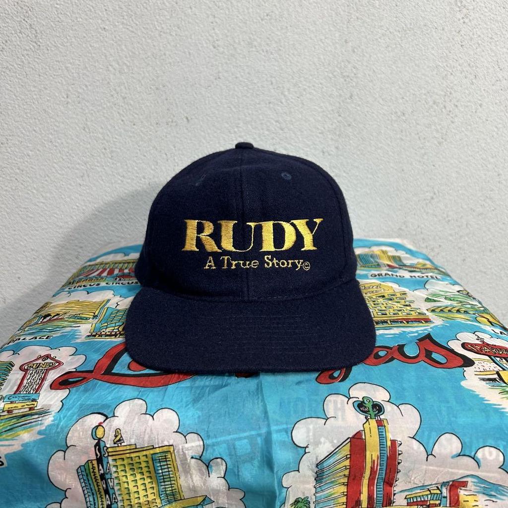 [USED] OLD Wool Baseball Cap 90s 00s Y2K Corporate Logo