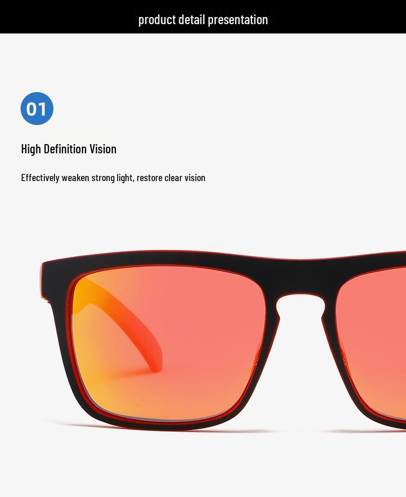 High-End Colorful Polarized Sunglasses for Outdoor Sports & Driving