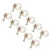Stainless Steel Water Hose Clamp Pipe Clip Hoop Plumbing (1300CMm-16mm)