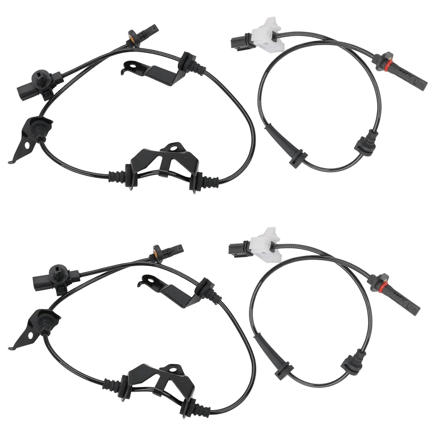 4 Pcs ABS Wheel Speed Sensors Compatible with Honda Accord 2.4L L4 3.5L V6 2008 2009 2010 2011 2012, Front and Rear abs Sensors, Replacement for