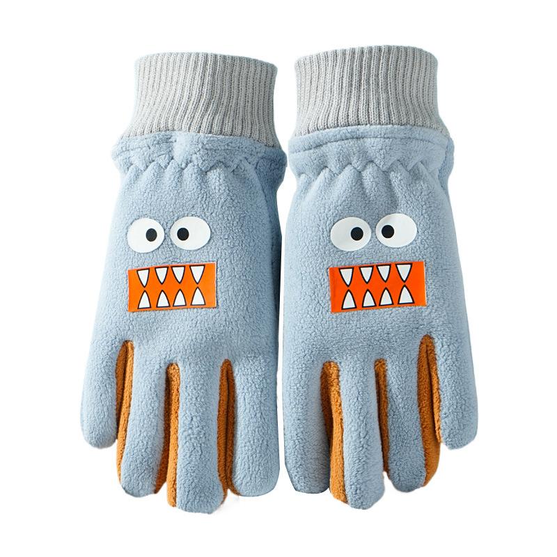 

Новые уличные теплые ветрозащитные флисовые перчатки average size (4-8 years old)