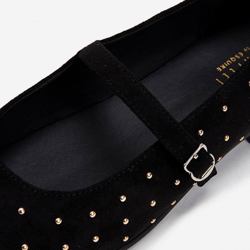 Simplet By Esquire Simple Women   Dots Mary Jane Shoes Black