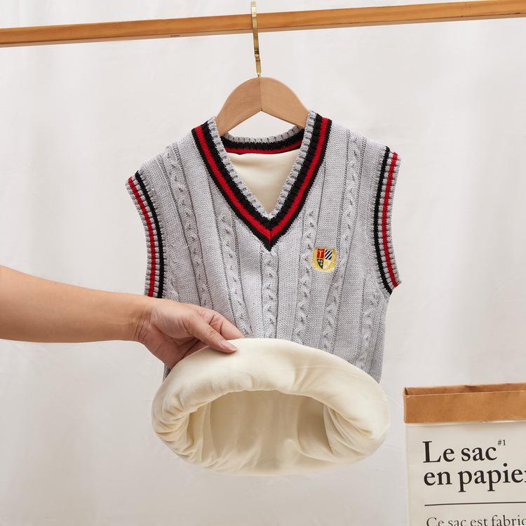 Academy Autumn/Winter Kids' Sweater Vest: Pullover for Boys & Girls