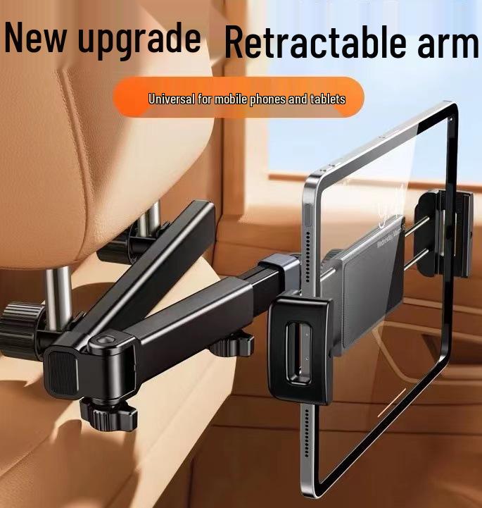 Retractable Car Headrest Tablet & Phone Holder