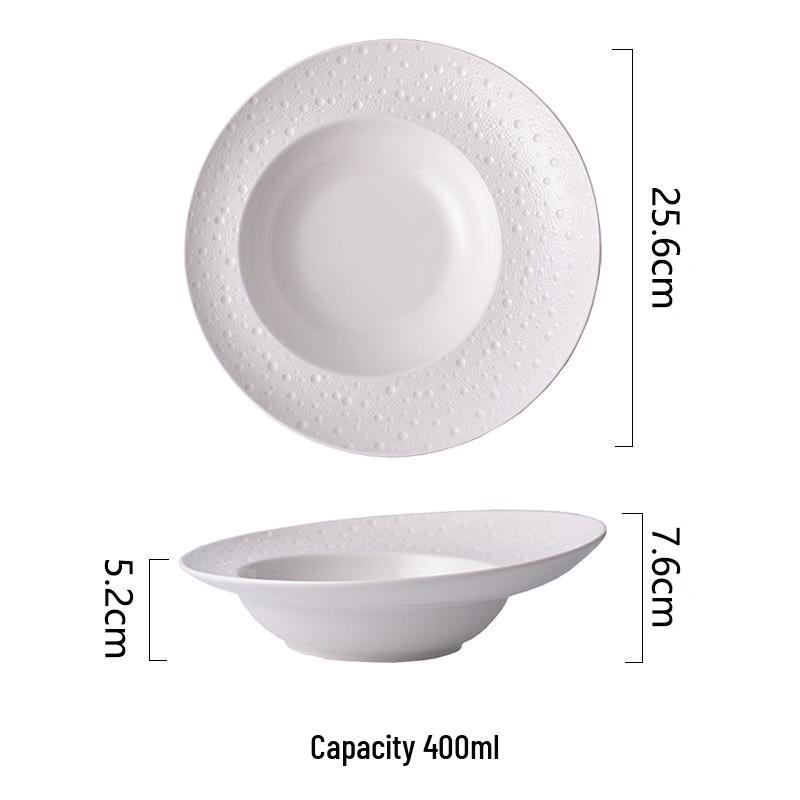 

Nordic Style 10-Inch Ceramic Deep Soup & Pasta Plate